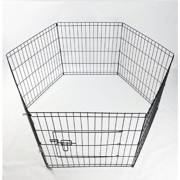 YES4PETS 6 Panel Dog Exercise Playpen Puppy Enclosure Rabbit Fence