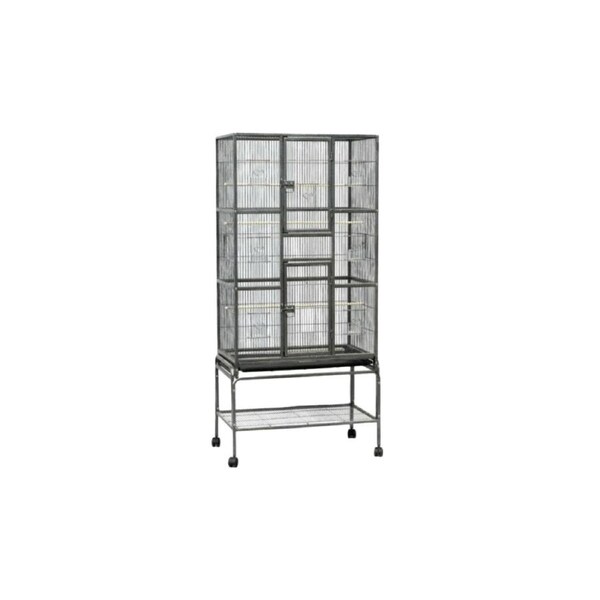 YES4PETS 174 cm Bird Cage Small Bird Parrot Budgie Aviary With Stand