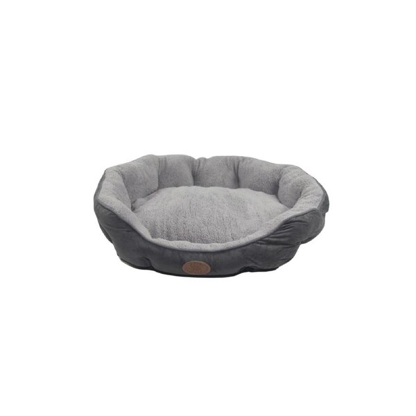 YES4PETS Blue / Grey Washable Fleece Soft Pet Dog Cat Bed-Large