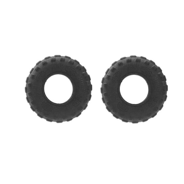 YES4PETS 2 x Small Dog Puppy Terrain Rubber Tyre Toy Dental Hygiene Chew Play Toy