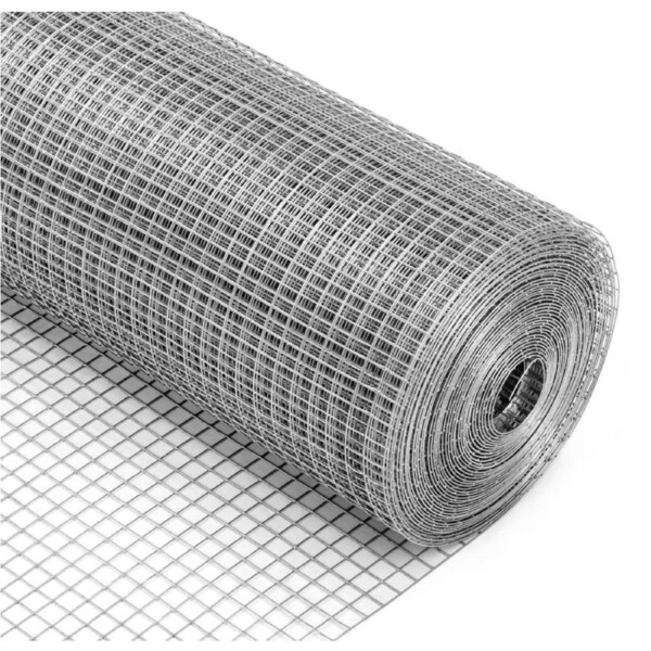 YES4PETS 1 x 10M Galvanised Wire Mesh Garden Pet Chicken Coop Fencing Bird Netting Mesh