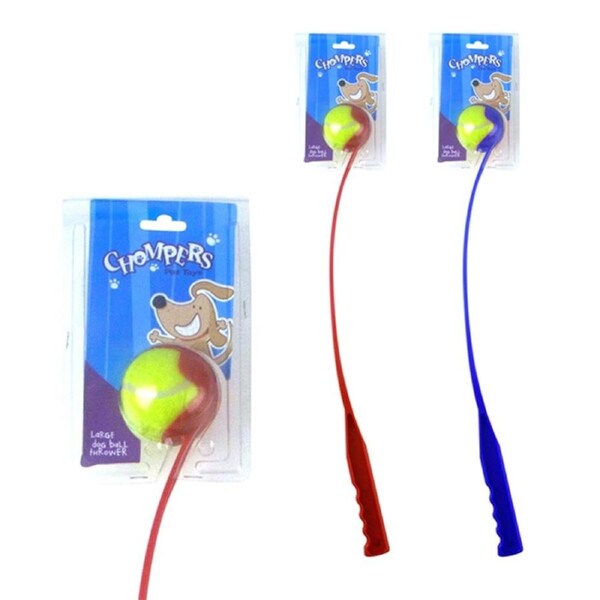 YES4PETS 4 x Pet Dog Puppy Tennis Ball Launcher Interactive Fetch Toy Thrower