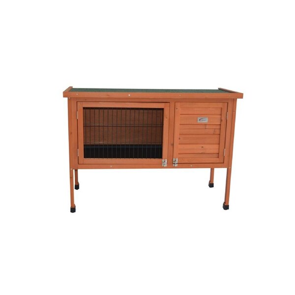 YES4PETS Large Single Wooden Pet Rabbit Hutch Guinea Pig Ferret Cage