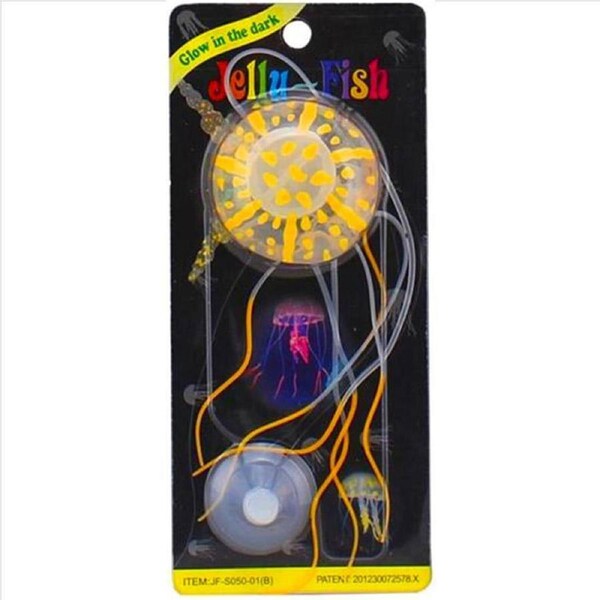 Glow In The Dark Jellyfish Yellow Small CPP52