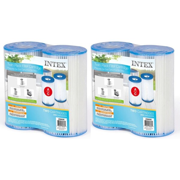 4pc Intex Filter Cartridge A Replacement/Accessory for Intex Pool Filter Pump