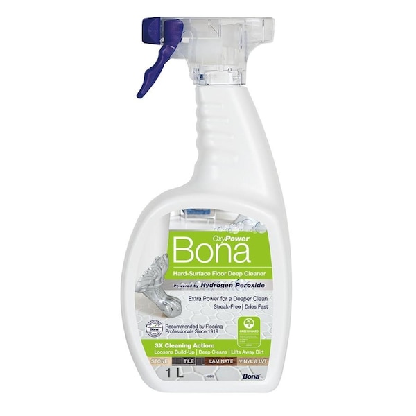 Bona 1L Hard Floor/Laminate/Tile Deep Surface Cleaner Spray w/Hydrogen Peroxide
