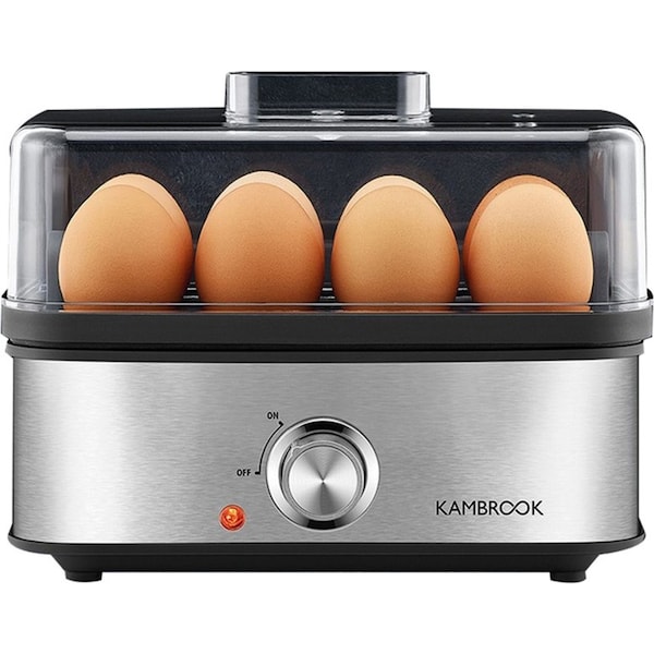 Kambrook Electric Culinary 3 Way Egg Cooker/Poacher/Steamer/Omelette Maker Black
