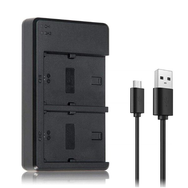 External USB Dual Battery LP-E8 Charger for Canon EOS 550D 600D 650D 700D Kiss X4 X5 Rebel T2i T3i Camera