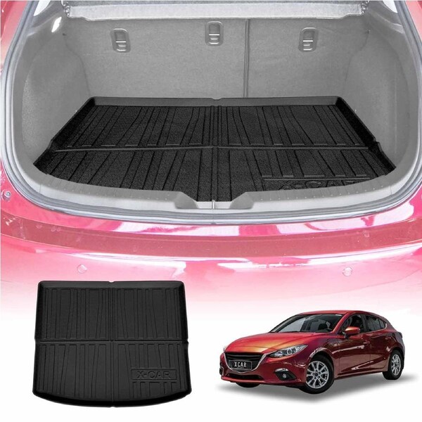 Boot Liner for Mazda 3 Hatchback BN BM 2014-2019 All Weather Heavy Duty Cargo Trunk Cover Mat Luggage Tray Car Accessories