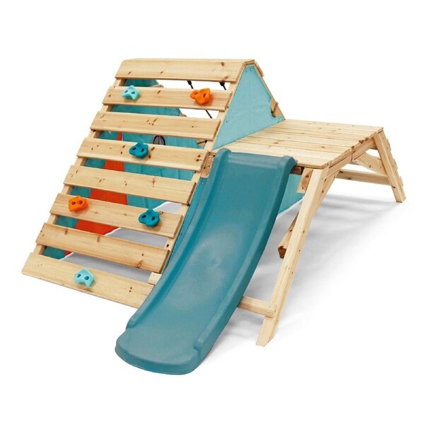 Plum Play AU My First Wooden Playcentre ToddlerFriendly Outdoor Climbing Frame