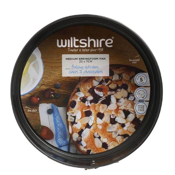 Wiltshire Non Stick 23cm Medium Springform Cake Tin
