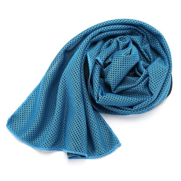 Catzon RH24 1pc Cold Cold Sense Towel Fitness Fast Portable Quick-drying Sports Towel For Outdoor Yoga Sports Summer-Blue