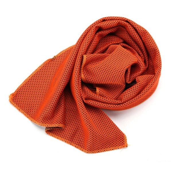 Catzon RH24 1pc Cold Cold Sense Towel Fitness Fast Portable Quick-drying Sports Towel For Outdoor Yoga Sports Summer-Orange
