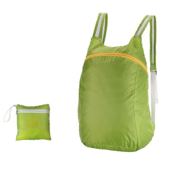 Catzon Folding Backpack High Quality Polyester Fabric Ultra-light Outdoor Bag For Travel Hiking-Green