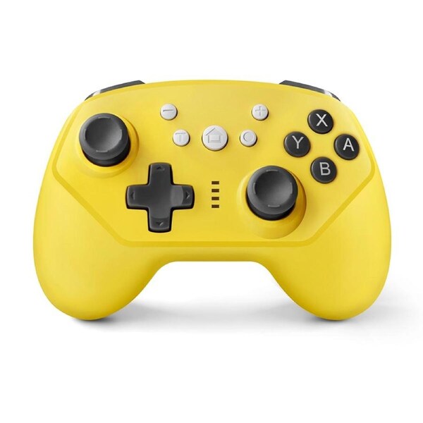 Catzon HSY-021 Bluetooth Wireless Gamepad Game Handle For Nintendo Switch/Switch Lite PC PS3 Android Console Game Joystick-Yellow