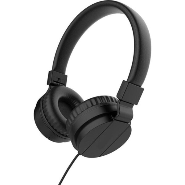 Catzon GS778 Lightweight Stereo Foldable Wired Headphones for Kids Adults Adjustable Headband Headset for Phone/PC-Black