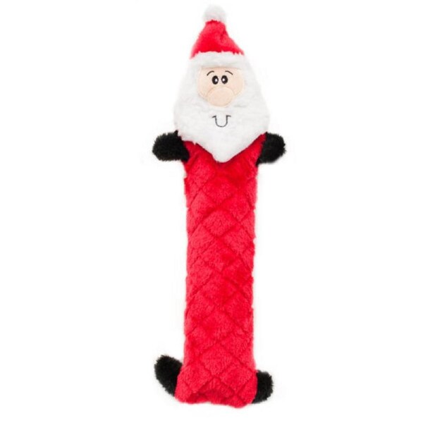 Christmas Holiday Jigglerz Dog Toy Santa by ZippyPaws 43cmx13cm