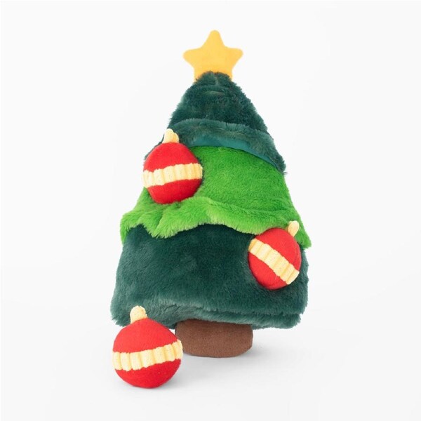 ZippyPaws Holiday Christmas Burrow Christmas Tree Interactive Toy 30cmx20cm