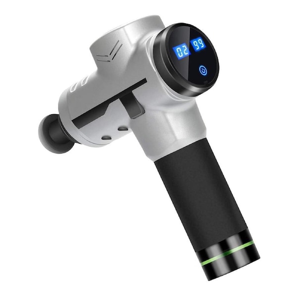 TODO Massage Gun Electric Massager 6 Speed 4 Heads Deep Muscle Tissue Relaxation