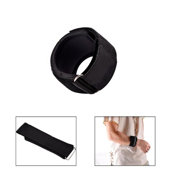 Catzon Wristband Breathable Sweat-proof Effect Safe Fitness Training Wristbands Hand Protection-Black