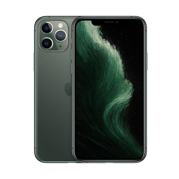 (Refurbished) Apple iPhone 11 Pro Max 64GB Midnight Green (Excellent Condition)