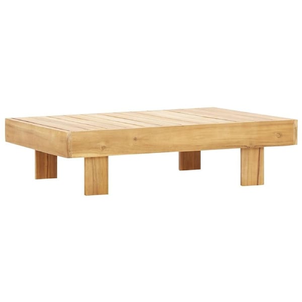 Coffee Table 100x60x25 cm Solid Acacia Wood vidaXL