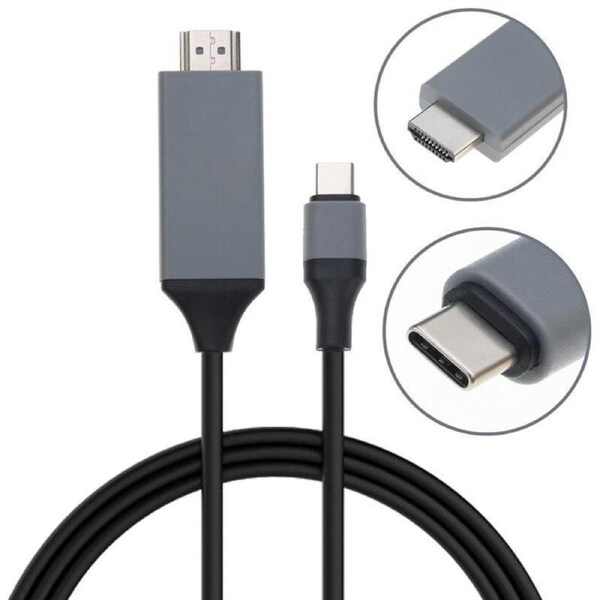 USB C to HDMI Cable USB Type C Male to HDMI Male 4K Cable For Macbook Chromebook