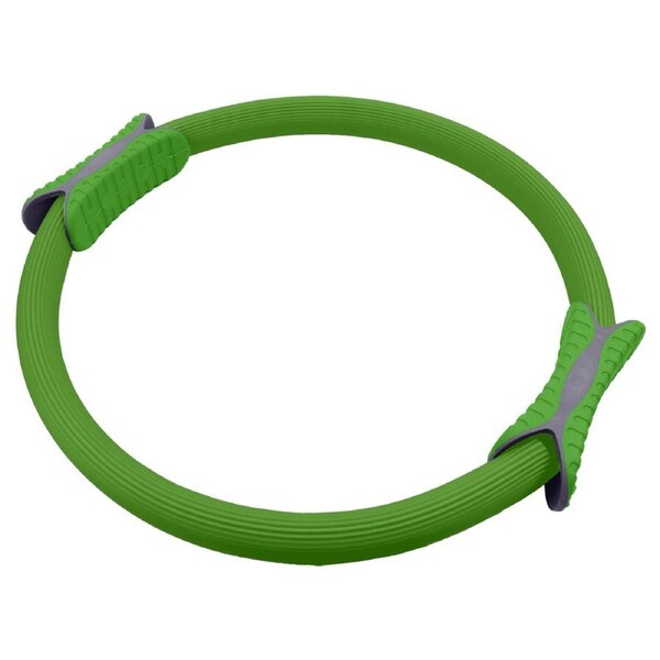 Powertrain Pilates Ring Band Yoga Home Workout Exercise Band Green