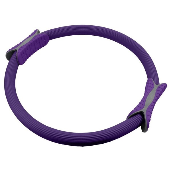 Powertrain Pilates Ring Band Yoga Home Workout Exercise Band Purple