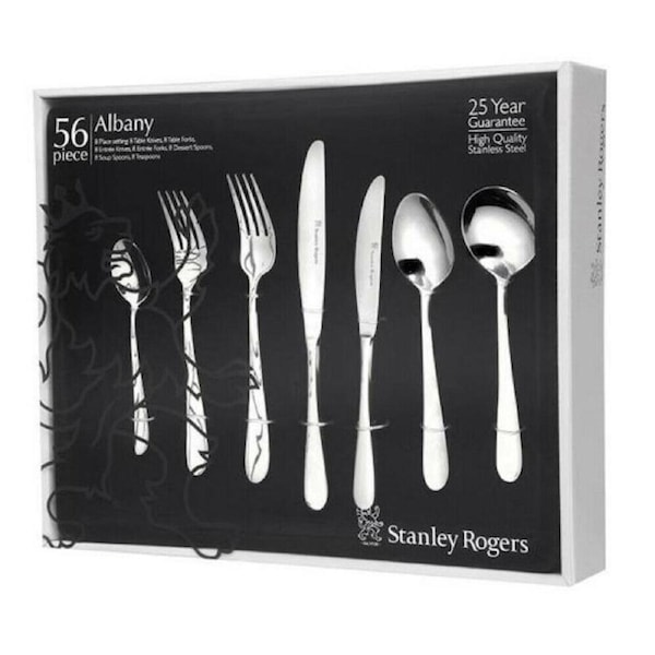 Stanley Rogers 56 Piece Albany Cutlery Gift Boxed Set
