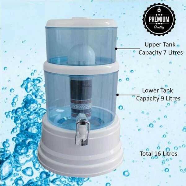 Aimex Water 8 Stage Water Purifier 16L Dispenser Total 3 Fluoride Filters
