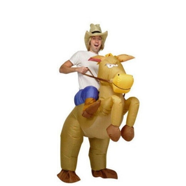 Inflatable COWBOY Fancy Dress Fan Costume Suit