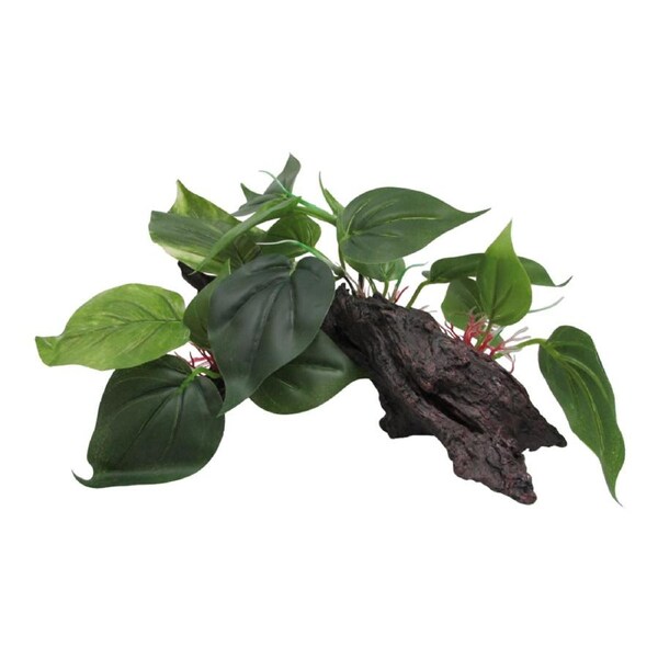 URS Plastic Plant On Driftwood 35 spdw35
