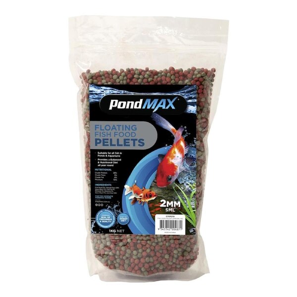 PondMax Fish Food Pellets 2mm 1kg