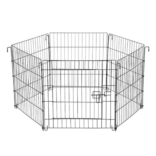 YES4PETS 24' 6 Panel Pet Playpen Fold Exercise Cage Fence Enclosure