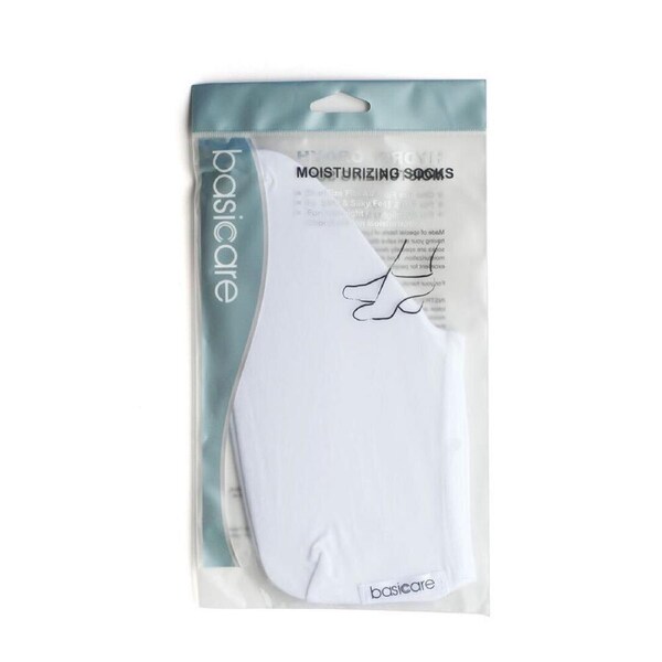 Basicare Moisturising Socks One Size Reusable Hydrating Foot Care Treatment