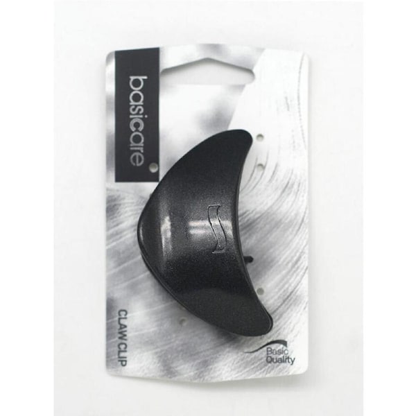 Basicare Claw Clip Iconoclass 7cm Black Strong Hold Hair Accessory