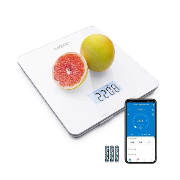 RENPHO Digital Food Scale Kitchen Scale Cooking Nutritional Calculator with App