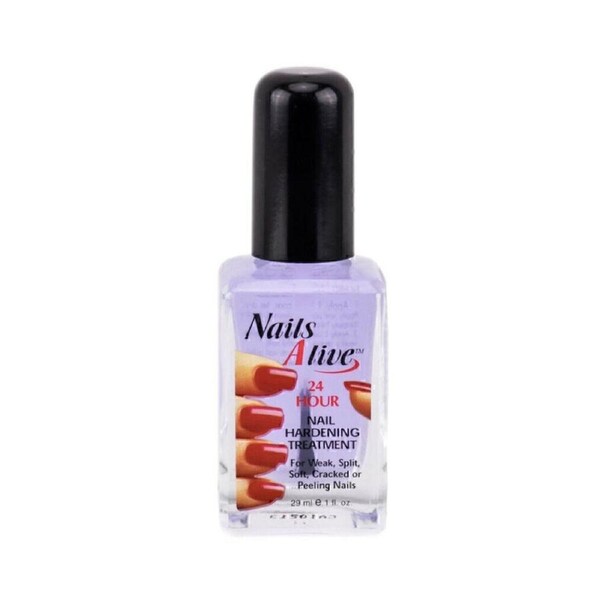 Nails Alive 24 Hour Polish Hardening Treatment Weak Soft Crack Peeling 29ml