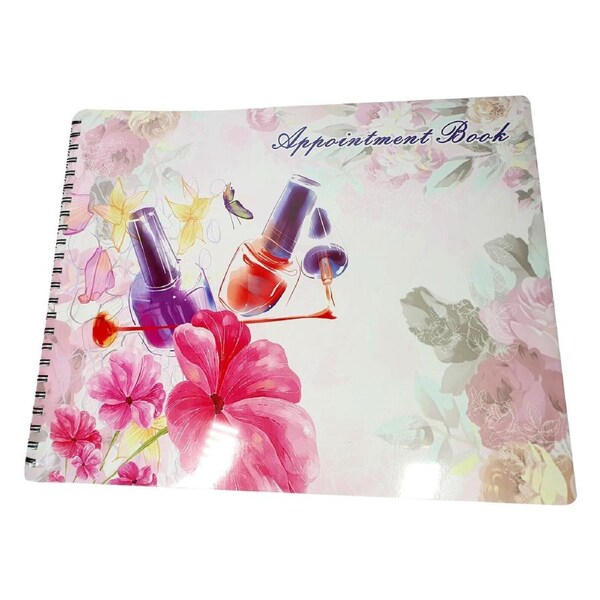 Appointment Book Nails Salon Business Diary Beauty 8 Columns Booking 300 Pages