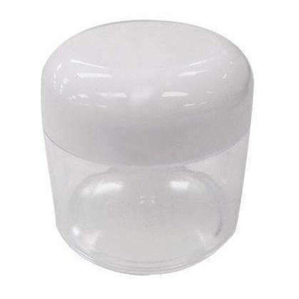 Empty Clear Plastic Jar (3oz)