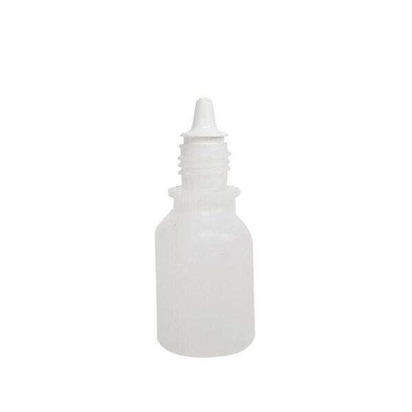 Empty Clear Plastic Refillable Squeezable Dropper Bottle Eye Drop Liquid 15ml