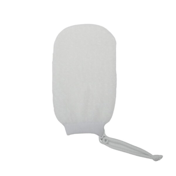 Caronlab Milano Body Exfoliating Massage Glove Mitt Wax Waxing Skin Care White