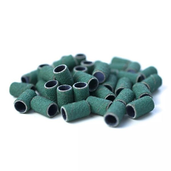 AEON Sanding Band Ring Nail Drill Bit Paper Green Grit #150 Medium 500 pcs