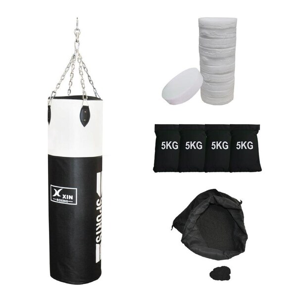 Xin 20kg to 40kg Weight ajustable Solid Filled Heavy Duty Boxing Punching Bag