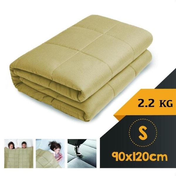 WEIGHTED BLANKET SINGLE Heavy Gravity LINEN 2.2KG