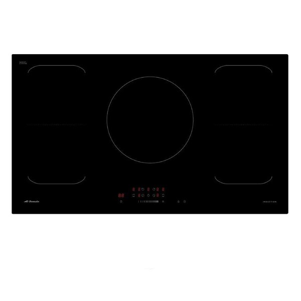 Domain Premium Electric Induction Glass Cooktop with Touch Controls - 900mm