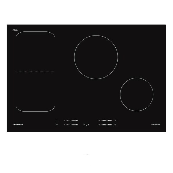 Domain Premium Electric Induction Glass Cooktop with Touch Controls - 770mm
