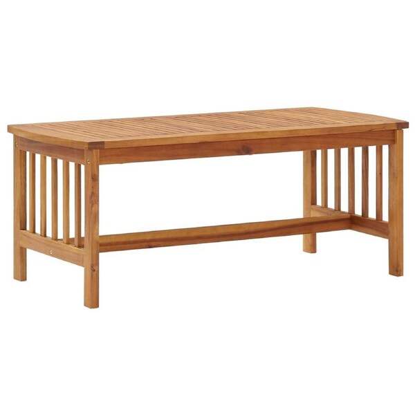 Coffee Table 102x50x43 cm Solid Acacia Wood vidaXL