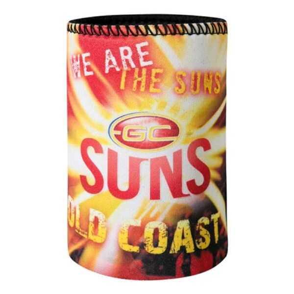 Gold Coast Suns AFL Team Song MUSICAL Can Cooler Stubby Holder